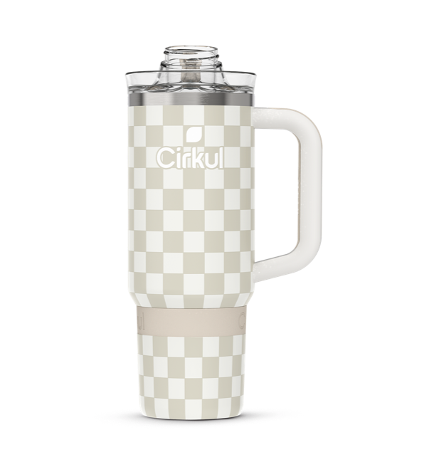 Limited Edition: 30oz. Taupe Tartan Travel StrawSip™ Tumbler 2JQH
