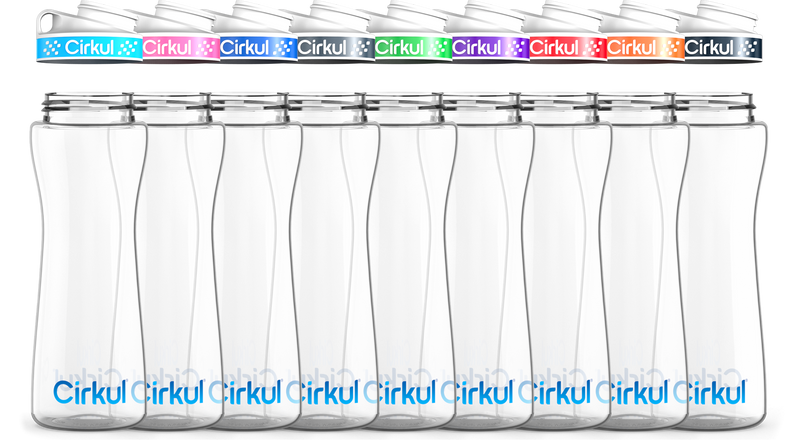 Custom 22oz. Plastic Bottle & Comfort Grip Lid P7YL