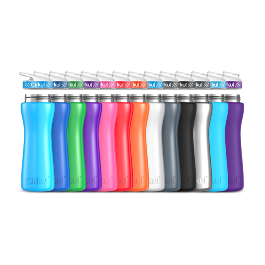 22oz. Stainless Steel Bottle & Comfort Grip Lid 709H