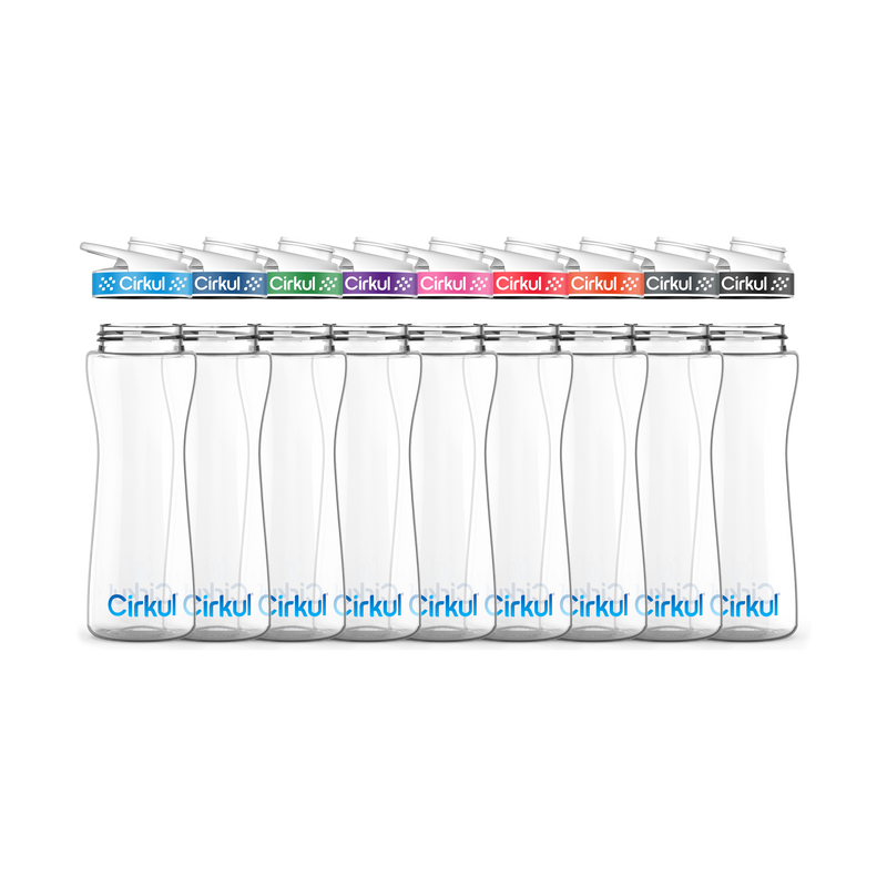 22oz. Plastic Bottle & Comfort Grip Lid DWZ0