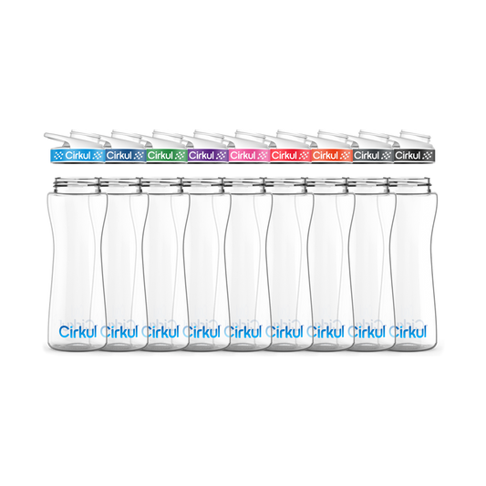 22oz. Plastic Bottle & Comfort Grip Lid DWZ0
