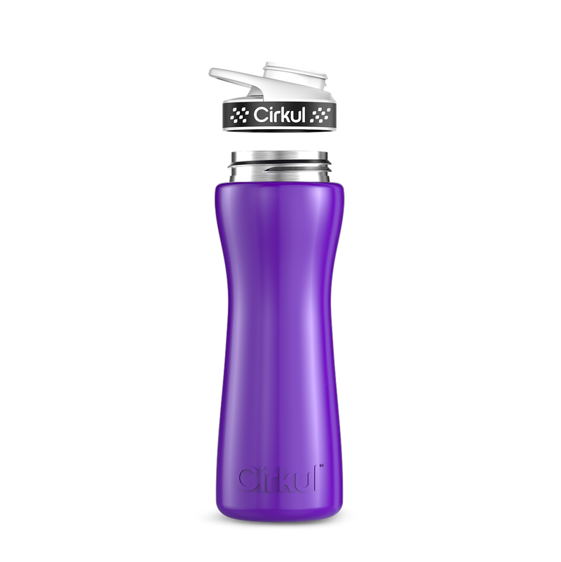 22oz. Stainless Steel Bottle & Comfort Grip Lid 709H