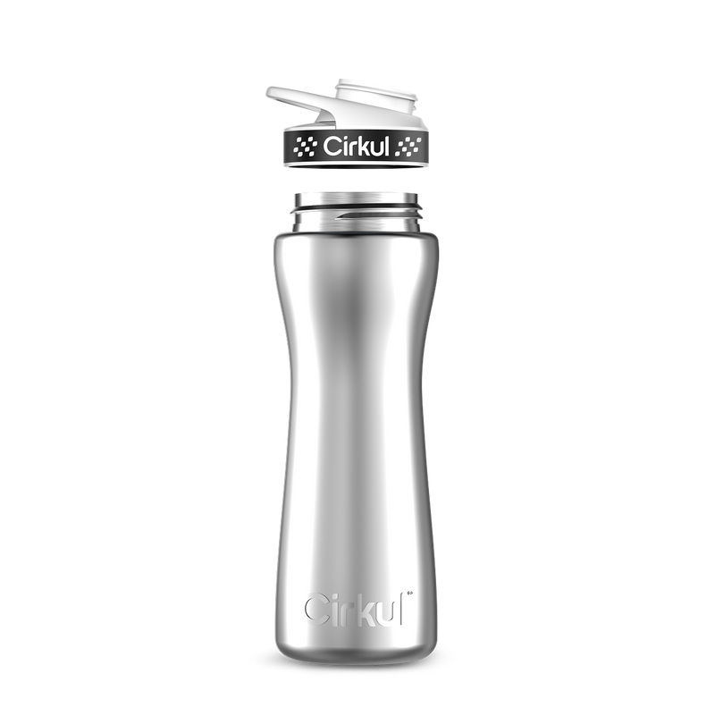 22oz. Stainless Steel Bottle & Comfort Grip Lid 709H