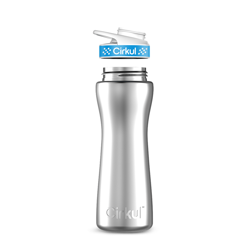 22oz. Stainless Steel Bottle & Comfort Grip Lid 709H