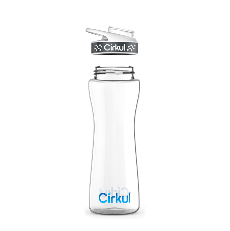22oz. Plastic Bottle & Comfort Grip Lid DWZ0