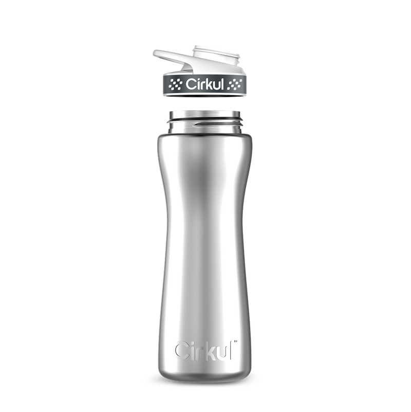 22oz. Stainless Steel Bottle & Comfort Grip Lid 709H