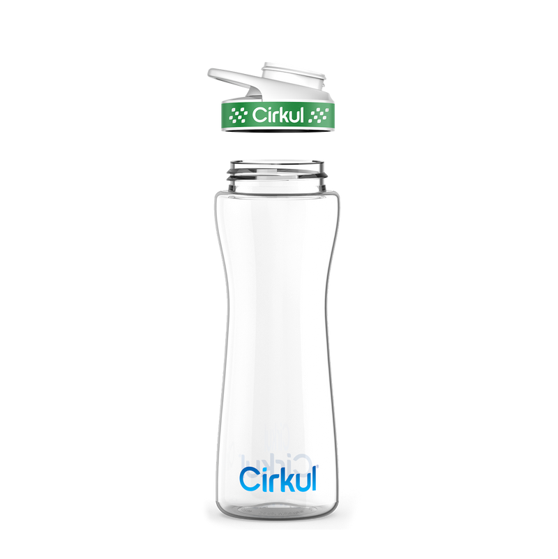 22oz. Plastic Bottle & Comfort Grip Lid DWZ0