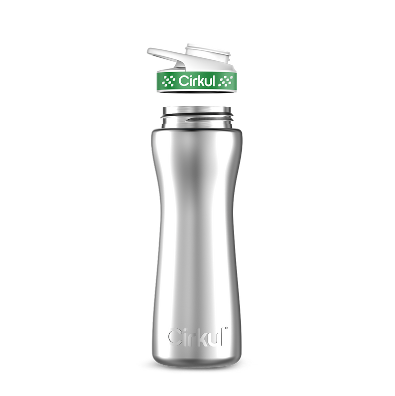 22oz. Stainless Steel Bottle & Comfort Grip Lid 709H