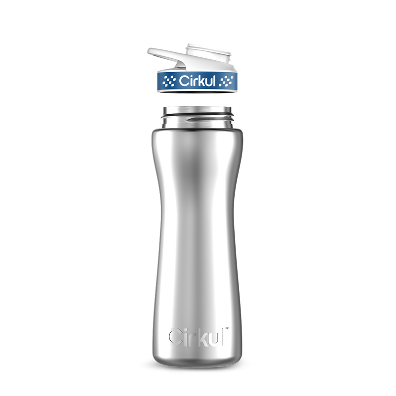 22oz. Stainless Steel Bottle & Comfort Grip Lid 709H