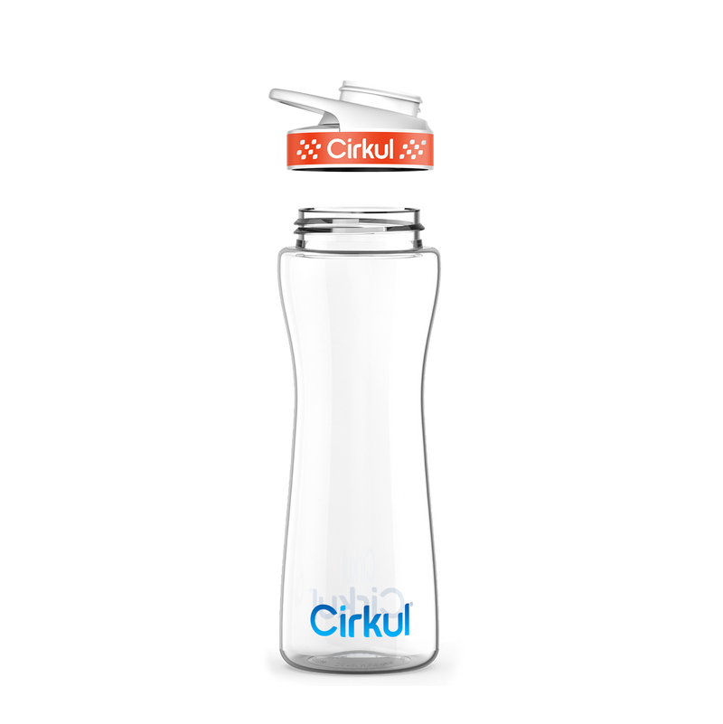 22oz. Plastic Bottle & Comfort Grip Lid DWZ0