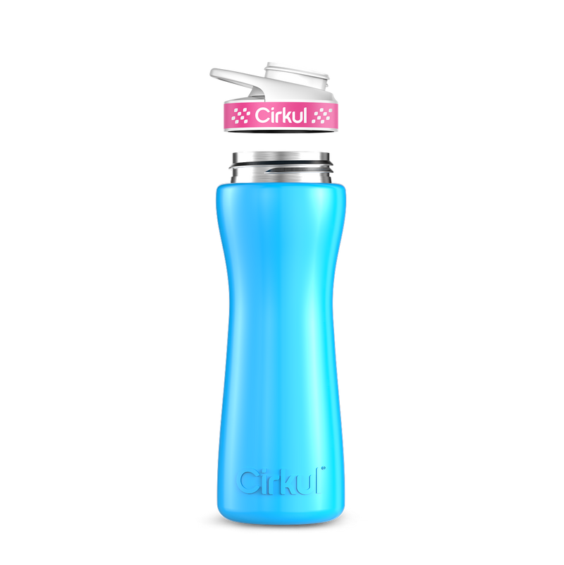 22oz. Stainless Steel Bottle & Comfort Grip Lid 709H