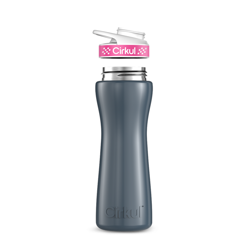 22oz. Stainless Steel Bottle & Comfort Grip Lid 709H