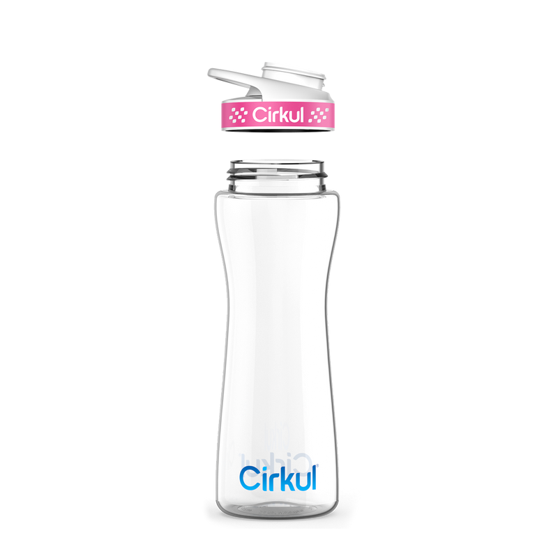 22oz. Plastic Bottle & Comfort Grip Lid DWZ0