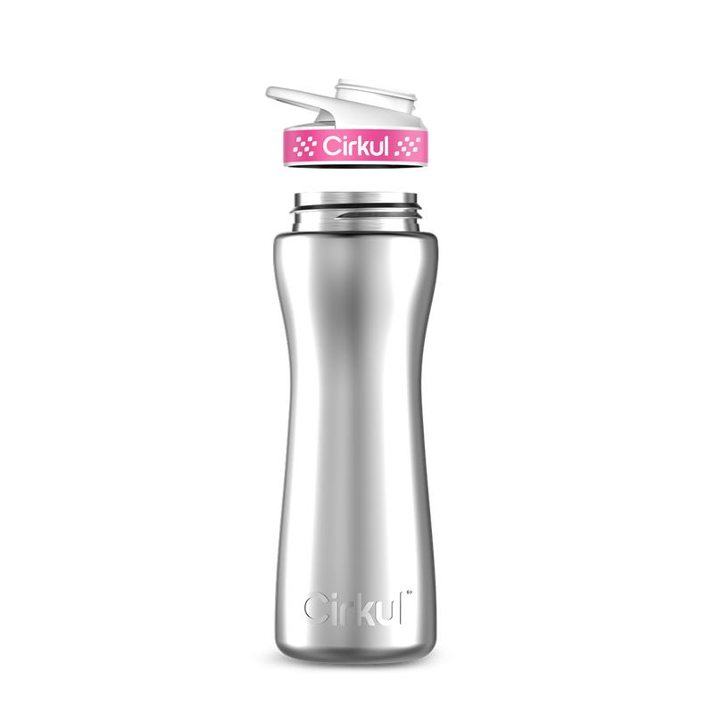 22oz. Stainless Steel Bottle & Comfort Grip Lid 709H