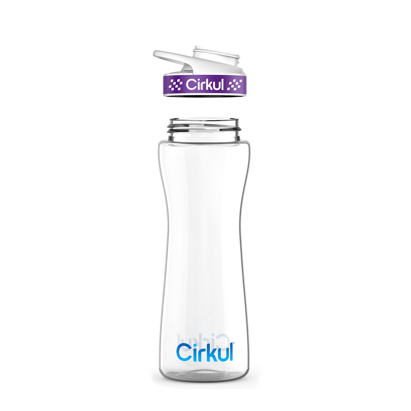 22oz. Plastic Bottle & Comfort Grip Lid DWZ0