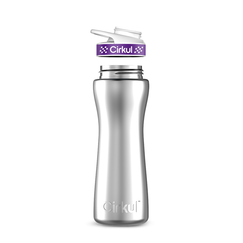22oz. Stainless Steel Bottle & Comfort Grip Lid 709H