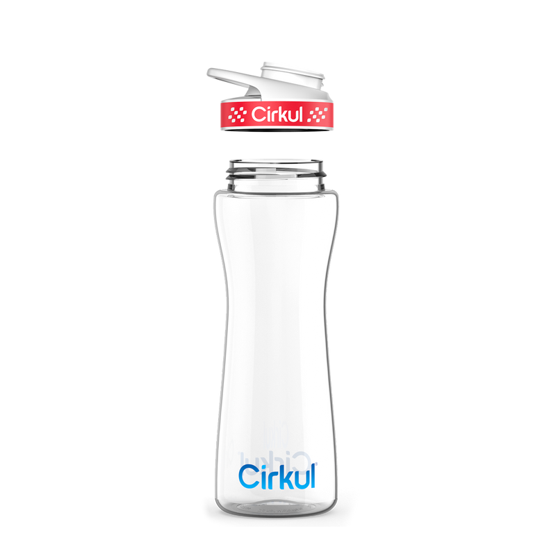 22oz. Plastic Bottle & Comfort Grip Lid DWZ0