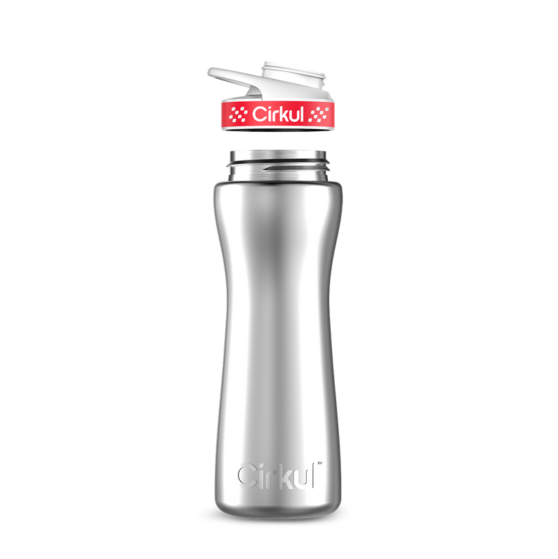22oz. Stainless Steel Bottle & Comfort Grip Lid 709H
