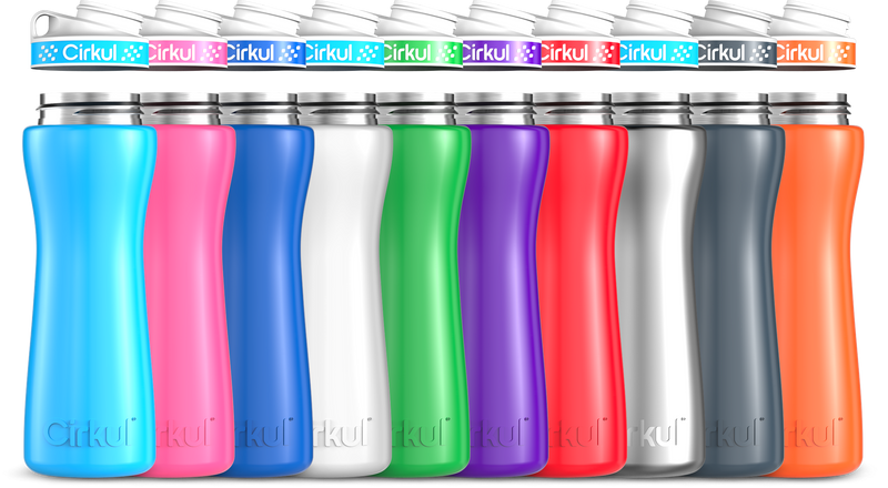 Custom 22oz. Stainless Steel Bottle & Comfort Grip Lid 58YG