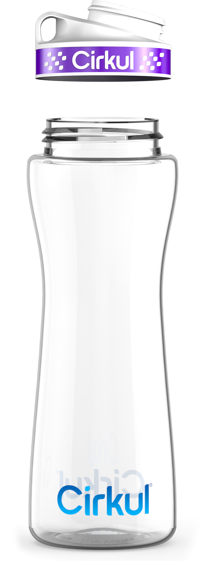 Custom 22oz. Plastic Bottle & Comfort Grip Lid P7YL